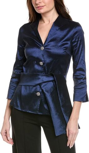 Joseph Ribkoff Women's Signature | Stretch Taffeta Fitted Blouse in Kuwait