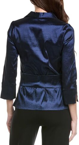 Joseph Ribkoff Women's Signature | Stretch Taffeta Fitted Blouse in Saudi Arabia