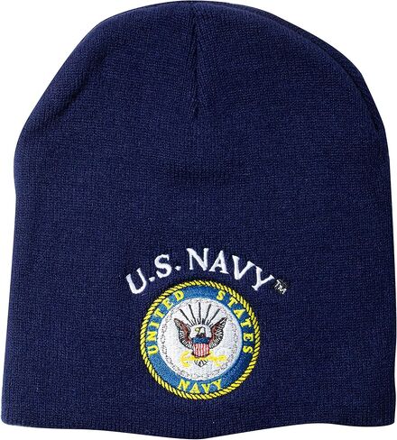 Artisan Owl Officially Lincensed Navy Emblem Beanie, Navy in Saudi Arabia