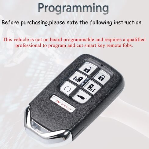 Key Fob Keyless Entry Fits for Honda Odyssey 2021 2022 2023 2024 Remote Control Proximity Smart Key Replacement KR5T4X 7812D-T4X 7 Buttons in Saudi Arabia