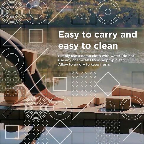 أسطوانة يوجا من الفلين عالي الكثافة - 8 × 12 بوصة | أسطوانة فلين صديقة للبيئة قوية مع قبضة مضادة للانزلاق | يعزز ممارسة اليوجا ويوفر تدليكًا عميقًا للأنسجة من أجل تعافي العضلات بسرعة in Kuwait