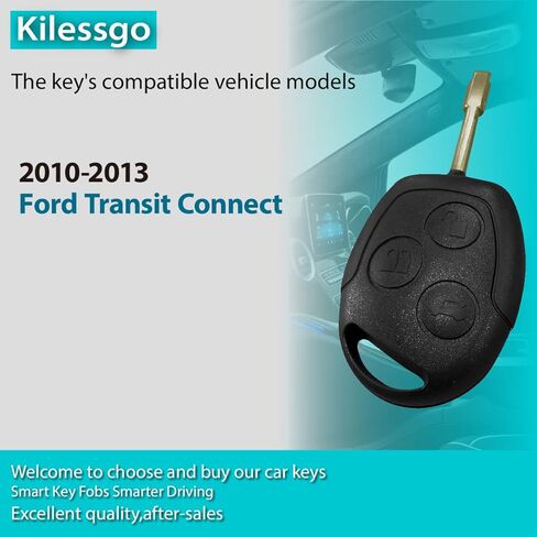 Fits Ford Transit Connect 2010 2011 2012 2013 Key Fob KR55WK47899 315MHz 4D63 3 Buttons in Kuwait
