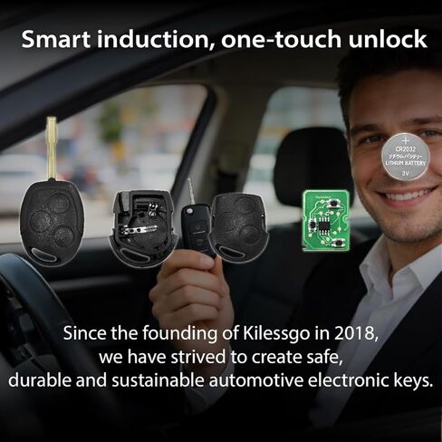 Fits Ford Transit Connect 2010 2011 2012 2013 Key Fob KR55WK47899 315MHz 4D63 3 Buttons in Kuwait