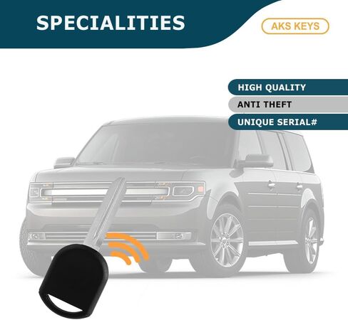 Replacement Car Key Uncut Transponder Ignition for Ford Lincoln Mazda Mercury Chip Id Texas ID 4D63 (80 Bits) H92-PT (2 Pack) in Saudi Arabia