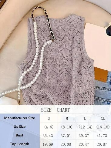 Women Knit Sleeveless Top Solid Color Chic Scoop Neck Pullover Soft Texture Daily Wear Layering Style in Saudi Arabia