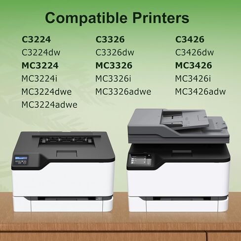 C3210K0, C3210C0, C3210M0, C3210Y0 High-Yield Toner Cartridge (4-Color, Black, Cyan, Magenta, Yellow) Replacement for Lexmark C3224, C3326, C3426, MC3224, MC3326, MC3426 Printer in Kuwait