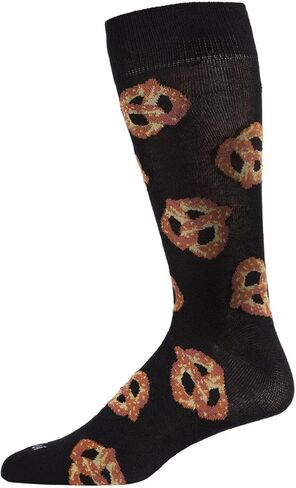 جوارب MeMoi الرجالية بنمط Pretzel رايون من Rayan Blend Novelty Crew Sock in Saudi Arabia