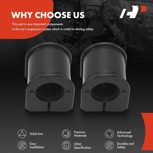 A-Premium 2-Pack Rear To Frame Sway Bar Bushing Kits, Compatible with Nissan Frontier 2000-2004, Xterra 2000-2004 in Saudi Arabia