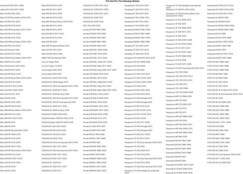 تاسك شديد التحمل 3 مللي متر أنبوب دراجة نارية 110-120/100x18 لهوندا CRF250F 2019-2021 in Saudi Arabia