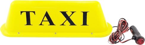 Multiple Colors 12V LED Magnetic Taxi Sign Roof Top Car Super Bright Light Lamp LED Magnetic Taxi Sign Roof Top Car Super Bright Light Lamp(Case Color: White, Light Color: White) in Saudi Arabia