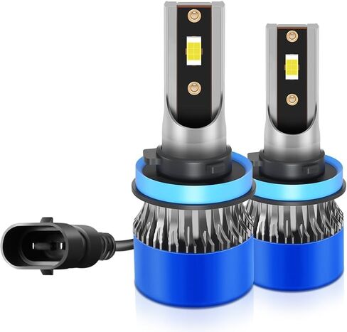 For Toyota Camry High Low Beam and Fog Lights 2007 2008 2009 2010 2011 2012 2013 2014 2015 2016 2017 2018, 9005 H11 H11 LED Bulbs Combo, 6500K White, 500% Brightness, Plug and Play, Pack of 6 in Saudi Arabia