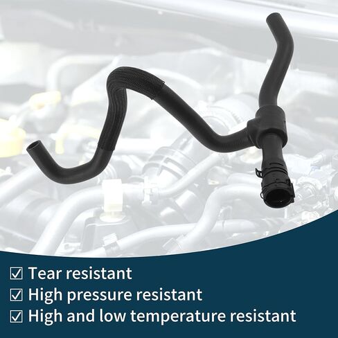 Radiator Hose Heater Hose Radiator Outlet Hose Pipe No.22908203 for Cadillac ATS 2013-2019 Rubber Coolant Pipe Black 1 Pcs in Saudi Arabia