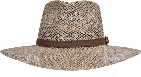 Australian Seagrass Hat Sun Hats for Women Men Beach Hat Tear Drop with Recycled Leather Details - Outback Hat in Saudi Arabia