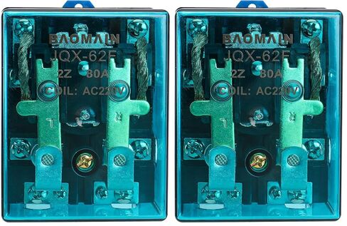 Baomain High Power Relay JQX-62F-2Z Coil Voltage AC 220V 80A DPDT 2NO 2NC Electronmagnetic Relay in Saudi Arabia