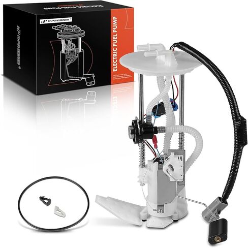 A-Premium Electric Fuel Pump Module Assembly with Sending Unit Compatible with Ford Explorer Sport Trac 2002-2003 V6 4.0L, Gas, with 2 Tube Ports; Plastic Flange; 5 Pin Connector in Saudi Arabia