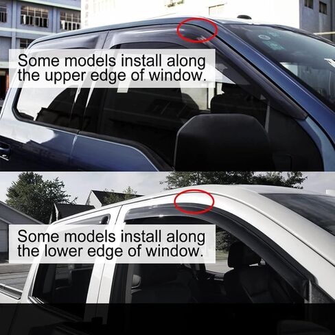 2pcs Original Shatterproof Rainproof Side Window Wind Deflectors for 2019-2021 Mercedes-Benz Sprinter,Rain Guards,Nice Looking Window Visors for Cars,Vent Deflector for Sprinter 19-21 MB58 in Kuwait