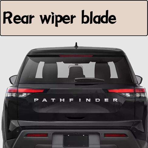 Rear wiper blade For Nissan Pathfinder 2022 2023 2024 S SL SV Platinum Rock Creek Rear back windshield wiper blade in Saudi Arabia