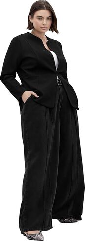 City Chic Women's Plus Size Jacket - Peyton Ponte in Saudi Arabia