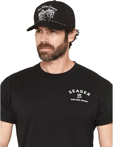 Los Rios Canvas Snapback | Black | Seager Co. in Saudi Arabia