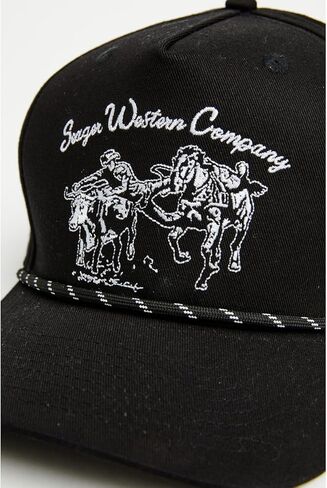 Los Rios Canvas Snapback | Black | Seager Co. in Saudi Arabia