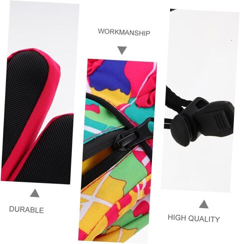 Waterproof Skiing Gloves for Women Pink Warm Outdoor Winter Gloves with Anti-Slip Sturdy Material for Skiing and Cold Weather Activities in Saudi Arabia