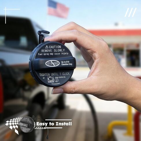 Fuel Cap, Gas Cap - Compatible with 2005-2016 Toyota Highlander, Camry, RAV4, Corolla, Sienna, Tacoma, 4Runner, Tundra/Lexus RX350, ES350, IS250, GX460, LS460, 77300-06040/7730006040 in Saudi Arabia