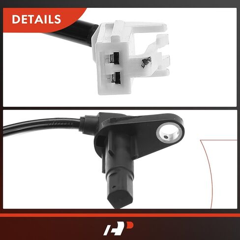 A-Premium ABS Wheel Speed Sensor Compatible with Hyundai Models -Tiburon 2006 2007 2008 - Rear Left Driver Side, Replace# 95680-2C600, 956802C600 in Saudi Arabia