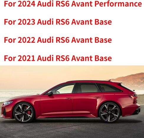 Rear Back Windshield Wiper Blade for Audi RS6 Avant 2021 2022 2023 2024 Performance Base Wagon 4-Door Car Rear Wiper Blade Set Replacement in Kuwait