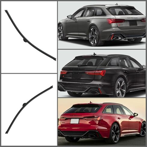 Rear Back Windshield Wiper Blade for Audi RS6 Avant 2021 2022 2023 2024 Performance Base Wagon 4-Door Car Rear Wiper Blade Set Replacement in Kuwait