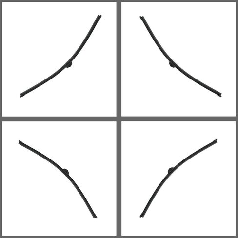 Rear Back Windshield Wiper Blade for Audi RS6 Avant 2021 2022 2023 2024 Performance Base Wagon 4-Door Car Rear Wiper Blade Set Replacement in Kuwait