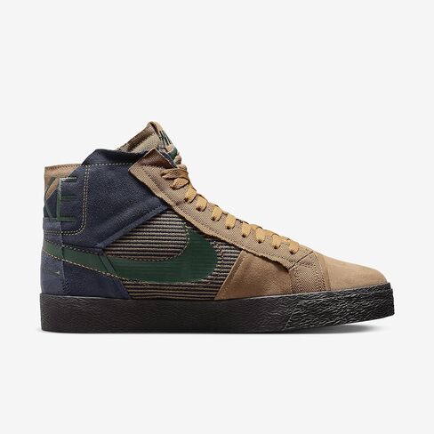 حذاء تزلج SB Zoom Blazer Mid Premium من نايكي (FD5113-100، أبيض سامت/بلاتيني نقي/أبيض ساميت/أحمر جامعي) in Saudi Arabia