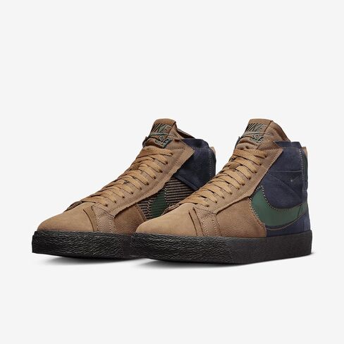 حذاء تزلج SB Zoom Blazer Mid Premium من نايكي (FD5113-100، أبيض سامت/بلاتيني نقي/أبيض ساميت/أحمر جامعي) in Saudi Arabia