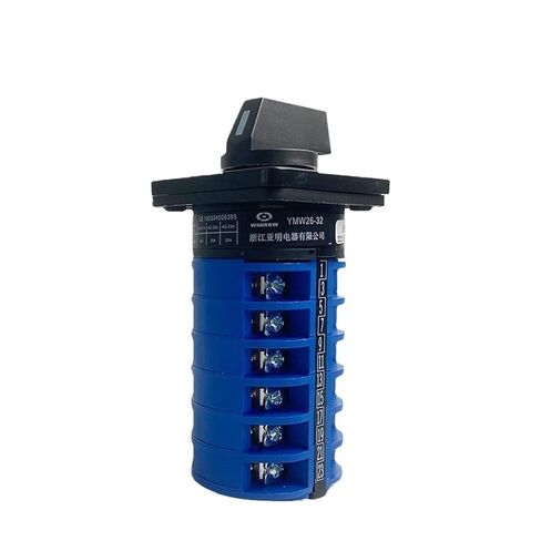 LW26-32 Electric 3 Positions Silver Contact 32A 660V 6 Poles Control Rotary Changeover Cam Switch YMW26-32/6 in Saudi Arabia