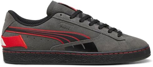 PUMA Mens F1 Suede T Lace Up Sneakers Shoes Casual - Grey in Saudi Arabia