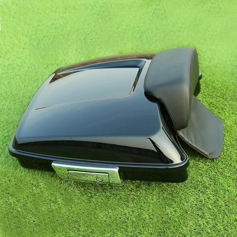 XMT-MOTO صندوق جولة ماكينة الحلاقة مع وسادة مسند الظهر مناسبة لدراجة Harley Touring Road King Road Glide Street Glide Electra Glide Ultra-Classic 2014-2025 in Saudi Arabia
