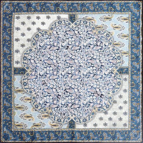 Women's Silk Wool Blend Square Scarf 26"x26" Lightweight Printed Warm Scarves in Saudi Arabia
