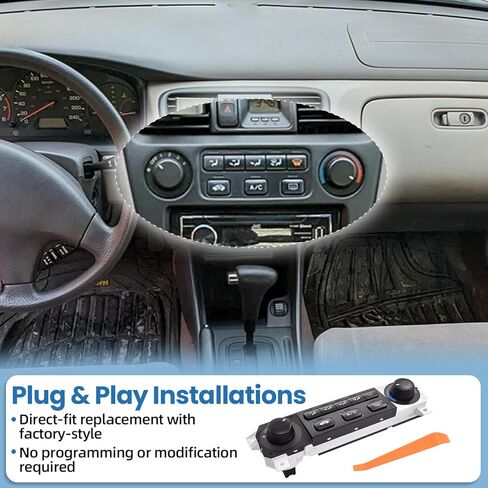 599-268 A/C Heater Climate Control Module Compatible with Honda Accord 1998-2000 and for Honda Odyssey 1998-2004 Replacement Part Number: 79600-S84-A01ZA in Kuwait