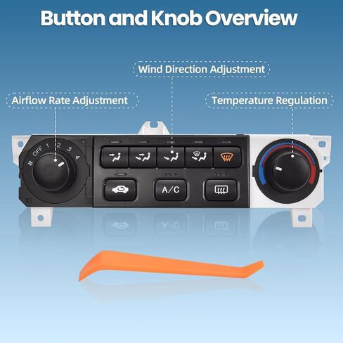 599-268 A/C Heater Climate Control Module Compatible with Honda Accord 1998-2000 and for Honda Odyssey 1998-2004 Replacement Part Number: 79600-S84-A01ZA in Kuwait