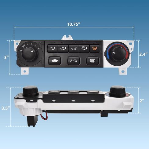 599-268 A/C Heater Climate Control Module Compatible with Honda Accord 1998-2000 and for Honda Odyssey 1998-2004 Replacement Part Number: 79600-S84-A01ZA in Kuwait