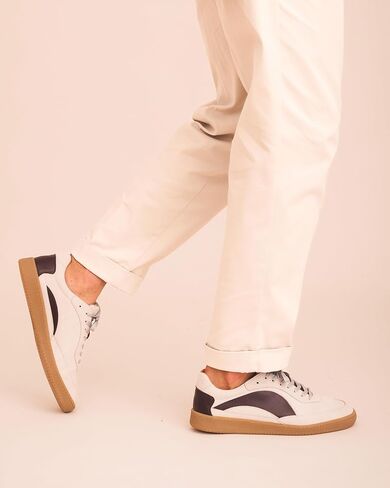 Sidney Bordeaux Vegan Sneakers - Dad Style Sneakers Made in Portugal in Saudi Arabia