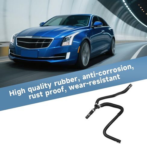 22908202 New Model Snap-on Upper Radiator Tank Inlet Hose Reservoir Hose for Cadillac ATS/CTS 2.0 2013-2018, Chevrolet 2016-2018 Camaro 4 Cyl 2.0L - Engine Coolant Overflow Recovery Tank Hose 84727330 in Saudi Arabia