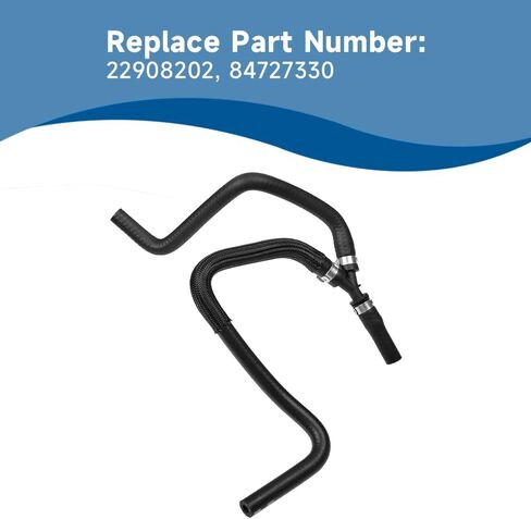 22908202 New Model Snap-on Upper Radiator Tank Inlet Hose Reservoir Hose for Cadillac ATS/CTS 2.0 2013-2018, Chevrolet 2016-2018 Camaro 4 Cyl 2.0L - Engine Coolant Overflow Recovery Tank Hose 84727330 in Saudi Arabia