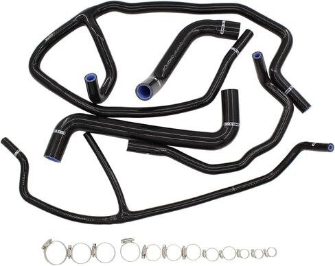 Silicone Radiator Hose Heater Hoses with Clamps compatible with Chevy 2006 2007 2008 Corvette C6 Z06 7.0L V8 Engine in Kuwait