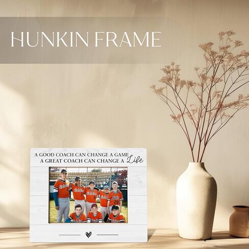 Coach Gift Picture Frame 5x7, Coaches Appreciation Gifts, Best Coaches Gifts, A Good Coach Can Change A Game Picture Photo Frames for Tabletop Desk Decor in Kuwait