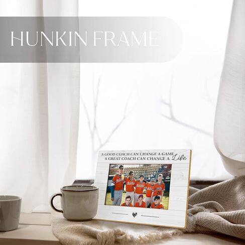 Coach Gift Picture Frame 5x7, Coaches Appreciation Gifts, Best Coaches Gifts, A Good Coach Can Change A Game Picture Photo Frames for Tabletop Desk Decor in Kuwait