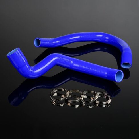 GRAND ORANGE Silicone Radiator Hose+Clamps Kit Compatible with Jeep Cherokee XJ 4.0 l6 1991-2001 2pcs in Saudi Arabia