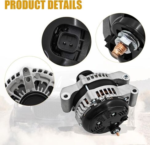 300 Amp 14V Alternator Compatible with Dodge Charger/Challenger 2011-2016 for Chrysler 300 2011-2016, for Durango 2011-2016, for Jeep Grand Cherokee 2011-2016, for Ram 1500 2016 in Kuwait