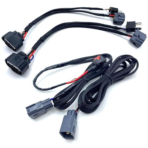 سرج أسلاك المصباح الأمامي متوافق مع سرج تحويل المصباح الأمامي Toyota Tundra OEM 2015 2016 2017 2018 2019، مع سرج محول DRL (مع سرج طاقة DRL) in Kuwait