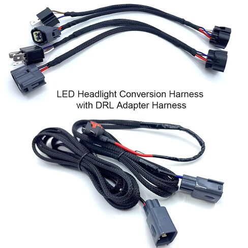 سرج أسلاك المصباح الأمامي متوافق مع سرج تحويل المصباح الأمامي Toyota Tundra OEM 2015 2016 2017 2018 2019، مع سرج محول DRL (مع سرج طاقة DRL) in Kuwait