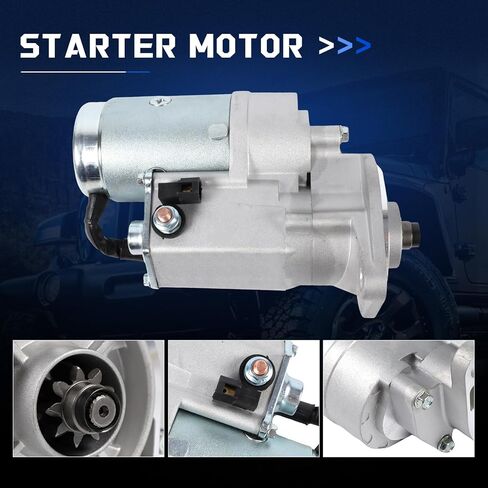 228000-3852 410-52387 12V 2.0KW 9T Starter Motor for John Deere Excavator 27C 35C 50C Isuzu 8971128650, 8971128651 ND228000-5382 8971353432 8971353430 8971128652 in Saudi Arabia